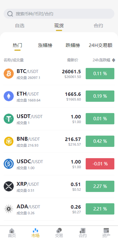 多语言java交易所系统/理财质押/永续期权/前端uianpp