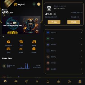 多语言海外机器人投资系统/虚拟币质押投资/区块链投资